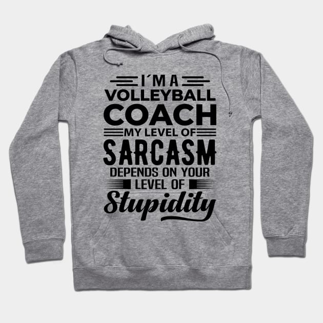 I'm A Volleyball Coach Hoodie by Stay Weird